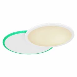 Globo SAMU Deckenpanel LED Weiß, 1-flammig, Fernbedienung, Farbwechsler 27 Globo SAMU Deckenpanel LED Weiß, 1-flammig, Fernbedienung, Farbwechsler -LED Leuchten Verkäufe globo samu deckenpanel 48124d1 12