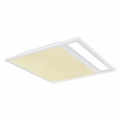 Globo SAMU Deckenpanel LED Weiß, 1-flammig, Fernbedienung, Farbwechsler