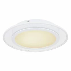 Globo SAMU Deckenpanel LED Weiß, 1-flammig, Fernbedienung, Farbwechsler