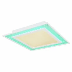 Globo SAMU Deckenpanel LED Weiß, 1-flammig, Fernbedienung, Farbwechsler 30 Globo SAMU Deckenpanel LED Weiß, 1-flammig, Fernbedienung, Farbwechsler -LED Leuchten Verkäufe globo samu deckenpanel 48127d1 14