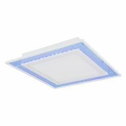 Globo SAMU Deckenpanel LED Weiß, 1-flammig, Fernbedienung, Farbwechsler 25 Globo SAMU Deckenpanel LED Weiß, 1-flammig, Fernbedienung, Farbwechsler -LED Leuchten Verkäufe globo samu deckenpanel 48127d1 9