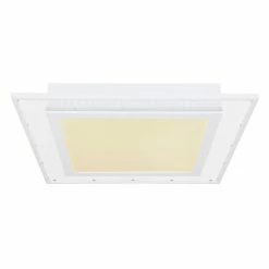 Globo SAMU Deckenpanel LED Weiß, 1-flammig, Fernbedienung, Farbwechsler -LED Leuchten Verkäufe globo samu deckenpanel 48127d2 3