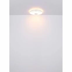 Globo SANTINA Deckenleuchte LED Wei&szlig;, 1-flammig, Fernbedienung -LED Leuchten Verkäufe globo santina deckenleuchte 41364 40 14