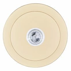 Globo SANTINA Deckenleuchte LED Wei&szlig;, 1-flammig, Fernbedienung -LED Leuchten Verkäufe globo santina deckenleuchte 41364 40 3