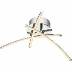 Globo Shanghai Deckenleuchte LED Chrom, 1-flammig