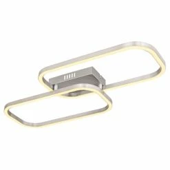 Globo SILLA Deckenleuchte LED Nickel-Matt, 1-flammig