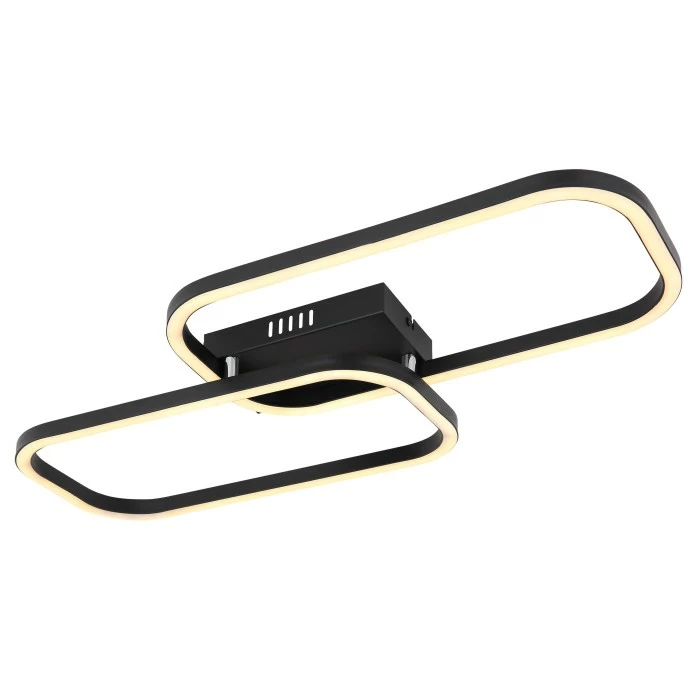 Globo SILLA Deckenleuchte LED Schwarz, 1-flammig 1 Globo SILLA Deckenleuchte LED Schwarz, 1-flammig