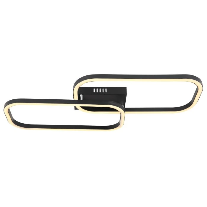 Globo SILLA Deckenleuchte LED Schwarz, 1-flammig 3 Globo SILLA Deckenleuchte LED Schwarz, 1-flammig – Bild 3