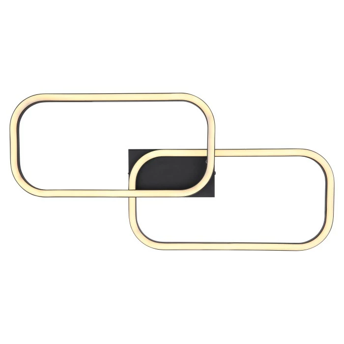 Globo SILLA Deckenleuchte LED Schwarz, 1-flammig 4 Globo SILLA Deckenleuchte LED Schwarz, 1-flammig – Bild 4