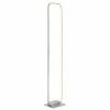 Globo SILLA Stehleuchte LED Nickel-Matt, 1-flammig