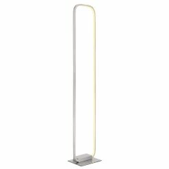 Globo SILLA Stehleuchte LED Nickel-Matt, 1-flammig