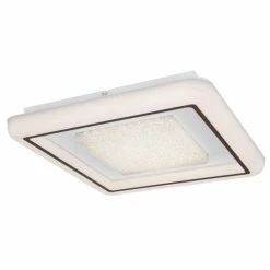 Globo SILVIE Deckenleuchte LED Weiß, 1-flammig, Fernbedienung