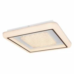 Globo SILVIE Deckenleuchte LED Weiß, 1-flammig, Fernbedienung 13 Globo SILVIE Deckenleuchte LED Weiß, 1-flammig, Fernbedienung -LED Leuchten Verkäufe globo silvie deckenleuchte 41295 36 5