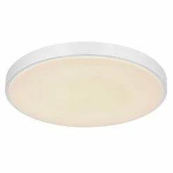 Globo SONNY Deckenleuchte LED Silber, Weiß, 1-flammig, Fernbedienung