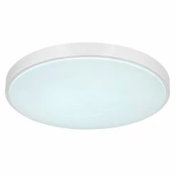 Globo SONNY Deckenleuchte LED Silber, Weiß, 1-flammig, Fernbedienung -LED Leuchten Verkäufe globo sonny deckenleuchte 41586 24 4