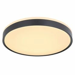 Globo SONNY Deckenleuchte LED Schwarz, Weiß, 1-flammig, Fernbedienung -LED Leuchten Verkäufe globo sonny deckenleuchte 41587 18 4