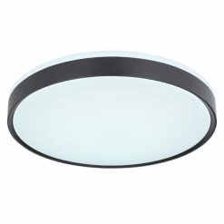 Globo SONNY Deckenleuchte LED Schwarz, Weiß, 1-flammig, Fernbedienung -LED Leuchten Verkäufe globo sonny deckenleuchte 41587 18 5