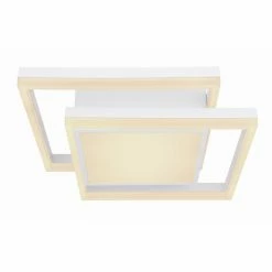 Globo SQUARES Deckenleuchte LED Wei&szlig;, 1-flammig -LED Leuchten Verkäufe globo squares deckenleuchte 67225 24fsh 3
