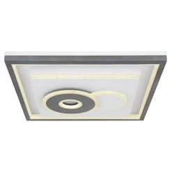 Globo SUNDI Deckenleuchte LED Schwarz, Weiß, 1-flammig, Fernbedienung 11 Globo SUNDI Deckenleuchte LED Schwarz, Weiß, 1-flammig, Fernbedienung -LED Leuchten Verkäufe globo sundi deckenleuchte 48453 52 2