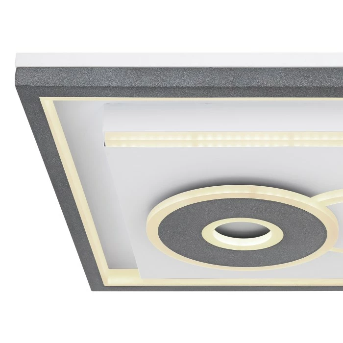 Globo SUNDI Deckenleuchte LED Schwarz, Weiß, 1-flammig, Fernbedienung 5 Globo SUNDI Deckenleuchte LED Schwarz, Weiß, 1-flammig, Fernbedienung – Bild 5