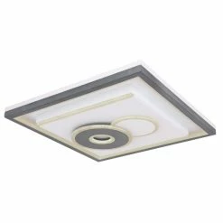 Globo SUNDI Deckenleuchte LED Schwarz, Weiß, 1-flammig, Fernbedienung 16 Globo SUNDI Deckenleuchte LED Schwarz, Weiß, 1-flammig, Fernbedienung -LED Leuchten Verkäufe globo sundi deckenleuchte 48453 52 7