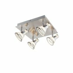 Globo TAKIRO Deckenstrahler LED Nickel-Matt, 4-flammig 7 Globo TAKIRO Deckenstrahler LED Nickel-Matt, 4-flammig -LED Leuchten Verkäufe globo takiro deckenstrahler 56956 4 3