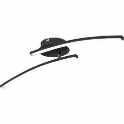 Globo TANSY Deckenleuchte LED Schwarz, 1-flammig