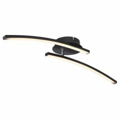 Globo TANSY Deckenleuchte LED Schwarz, 1-flammig -LED Leuchten Verkäufe globo tansy deckenleuchte 67129 12 6