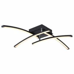 Globo TANSY I Deckenleuchte LED Schwarz, 1-flammig -LED Leuchten Verkäufe globo tansy i deckenleuchte 67129 24 6