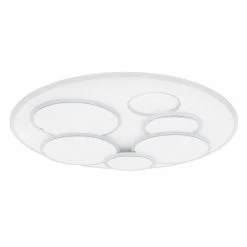 Globo TARABINA Deckenleuchte LED Wei&szlig;, 1-flammig, Fernbedienung -LED Leuchten Verkäufe globo tarabina deckenleuchte 48279 80 2