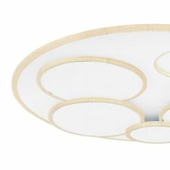 Globo TARABINA Deckenleuchte LED Wei&szlig;, 1-flammig, Fernbedienung -LED Leuchten Verkäufe globo tarabina deckenleuchte 48279 80 4