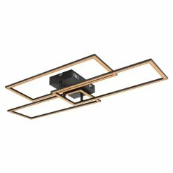 Globo TINY Deckenleuchte LED Schwarz, 1-flammig, Fernbedienung -LED Leuchten Verkäufe globo tiny deckenleuchte 67247 58 7