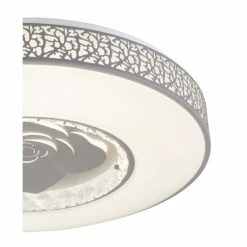 Globo TONARA Deckenleuchte LED Weiß, 1-flammig, Fernbedienung -LED Leuchten Verkäufe globo tonara deckenleuchte 48412 40 3