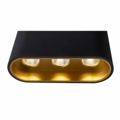 Globo TUGHA Deckenleuchte LED Schwarz, 1-flammig -LED Leuchten Verkäufe globo tugha deckenleuchte 55007 7b 3