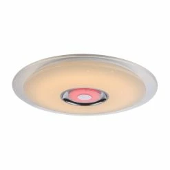 Globo TUNE Deckenleuchte LED Wei&szlig;, 2-flammig, Fernbedienung, Farbwechsler -LED Leuchten Verkäufe globo tune deckenleuchte 41341 36 17