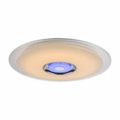 Globo TUNE Deckenleuchte LED Wei&szlig;, 2-flammig, Fernbedienung, Farbwechsler -LED Leuchten Verkäufe globo tune deckenleuchte 41341 36 18