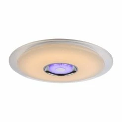 Globo TUNE Deckenleuchte LED Wei&szlig;, 2-flammig, Fernbedienung, Farbwechsler -LED Leuchten Verkäufe globo tune deckenleuchte 41341 36 20