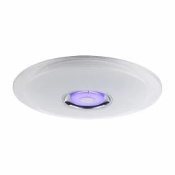 Globo TUNE Deckenleuchte LED Wei&szlig;, 2-flammig, Fernbedienung, Farbwechsler -LED Leuchten Verkäufe globo tune deckenleuchte 41341 36 9