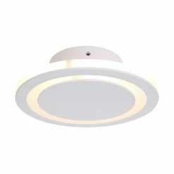 Globo UFO Deckenleuchte LED Wei&szlig;, 1-flammig