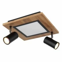 Globo ULLA Deckenleuchte Schwarz, Holzoptik, 3-flammig 14 Globo ULLA Deckenleuchte Schwarz, Holzoptik, 3-flammig -LED Leuchten Verkäufe globo ulla deckenleuchte 67306d 6