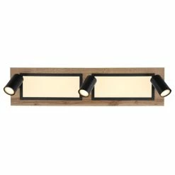 Globo ULLA Deckenleuchte Schwarz, Holzoptik, 4-flammig 12 Globo ULLA Deckenleuchte Schwarz, Holzoptik, 4-flammig -LED Leuchten Verkäufe globo ulla deckenleuchte 67306d1 4