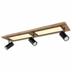 Globo ULLA Deckenleuchte Schwarz, Holzoptik, 4-flammig 15 Globo ULLA Deckenleuchte Schwarz, Holzoptik, 4-flammig -LED Leuchten Verkäufe globo ulla deckenleuchte 67306d1 7