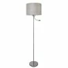 Globo UMBRELLA Stehleuchte LED Nickel-Matt, 2-flammig