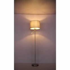 Globo UMBRELLA Stehleuchte LED Nickel-Matt, 2-flammig -LED Leuchten Verkäufe globo umbrella stehleuchte 15185 2s 7