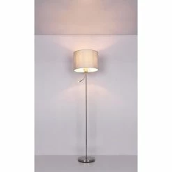 Globo UMBRELLA Stehleuchte LED Nickel-Matt, 2-flammig -LED Leuchten Verkäufe globo umbrella stehleuchte 15185 2s 8