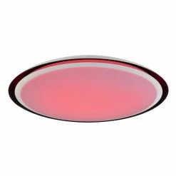 Globo XAVER Deckenleuchte LED Schwarz, Weiß, 2-flammig, Fernbedienung, Farbwechsler -LED Leuchten Verkäufe globo xaver deckenleuchte 41359 40rgbsh 8