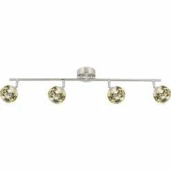 Globo XMAS Deckenleuchte LED Nickel-Matt, 4-flammig 5 Globo XMAS Deckenleuchte LED Nickel-Matt, 4-flammig -LED Leuchten Verkäufe globo xmas deckenleuchte 56804 4 2