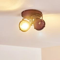 Hofstein Glostrup Deckenleuchte LED Rostfarben, 2-flammig -LED Leuchten Verkäufe glostrup deckenleuchte h3293881 do1 15