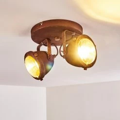 Hofstein Glostrup Deckenleuchte LED Rostfarben, 2-flammig -LED Leuchten Verkäufe glostrup deckenleuchte h3293881 do1 3