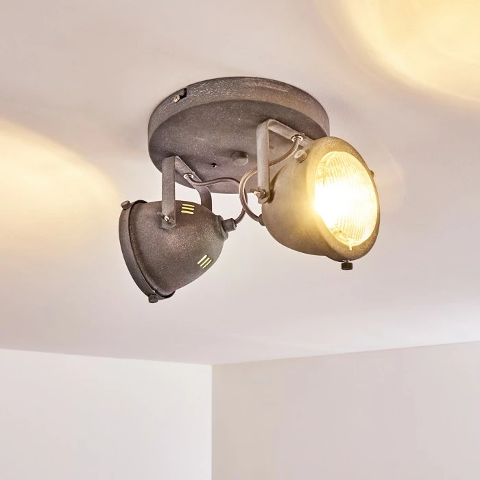 Hofstein Glostrup Deckenleuchte LED Grau, 2-flammig 19 Hofstein Glostrup Deckenleuchte LED Grau, 2-flammig – Bild 19